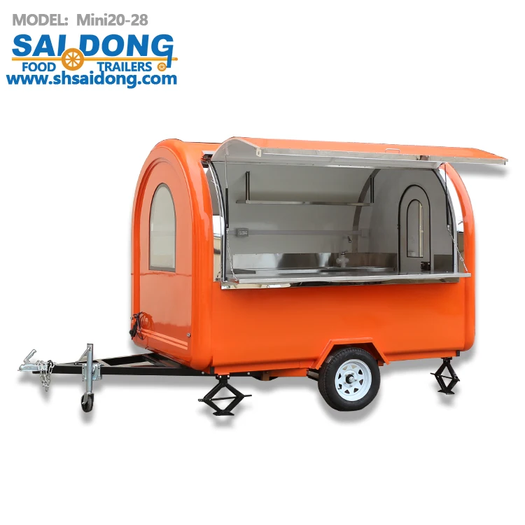China Suppliers Towable Hot Dog Ice Cream Truck Food Trailer