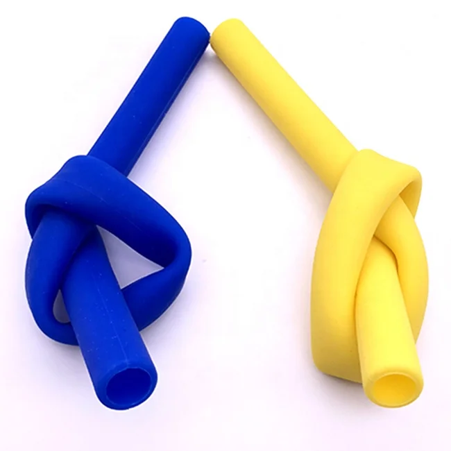 255*12*9mm Straight Reusable Colorful Edible Safety Drinking Silicone  Eco Friendly Straws For Smoothie and Milk Shake