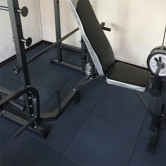 Бесплатный образец резинового напольного покрытия для тренажерного зала толщиной 15 мм