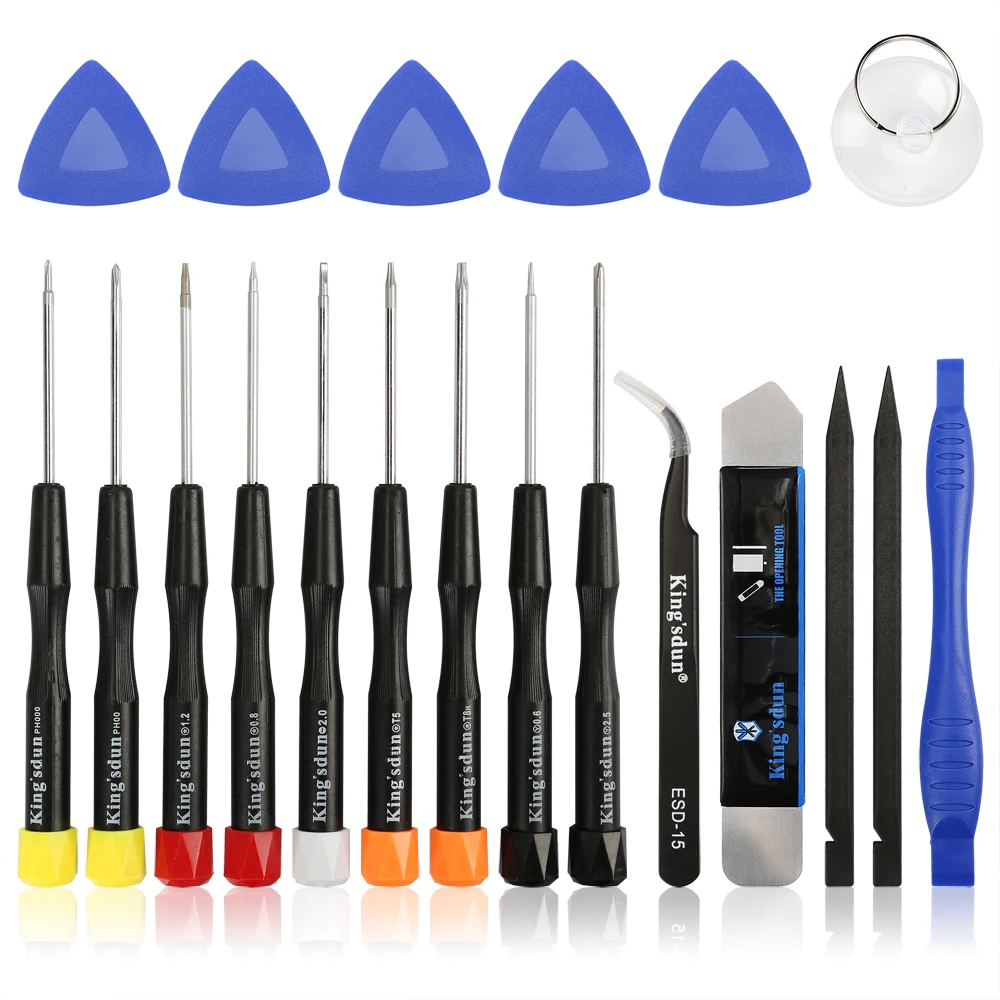 CN;GUA Precision Screwdriver Kit Electronics Repair Tool Set for Iphone X XR 8 8plus 7 7 Plus 6S 6S 6plus 6 5S 5C 5 4 Hand Tools