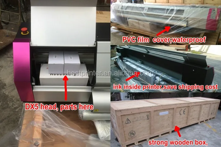 Galaxy UD3212LD 2 dx5 heads 3.2m 1440dpi eco solvent printer flex banner printer large format printing machine