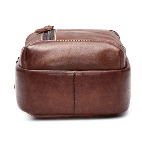 Fashion PU Leather Crossbody Bag men casual messenger bag Male Shoulder Bag
