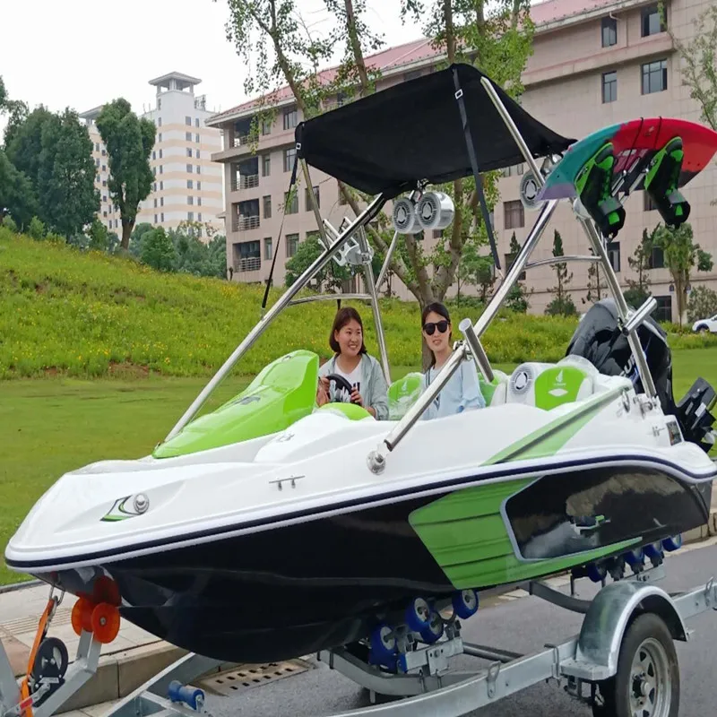 Popular water leisure small fiberglass fishing boat with reasonable price
