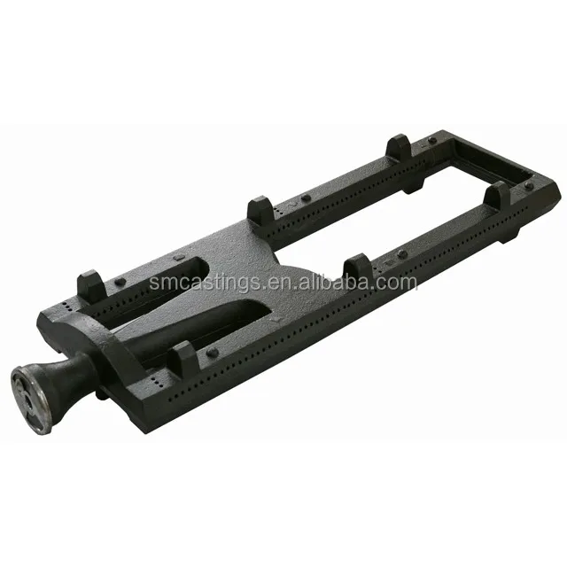 
H type cast iron gas burner with enamel finished 