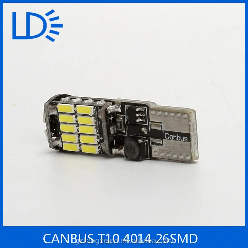 12V car motorcycle led lights led lamps t10 canbus