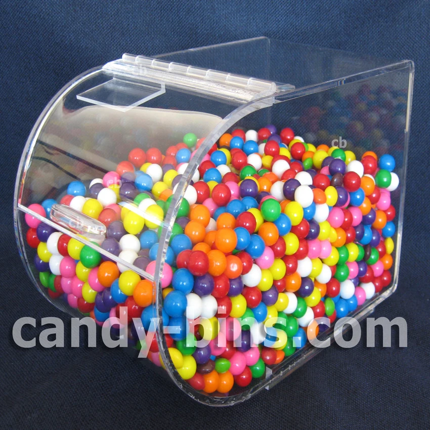 SJ-0105 Clear Round Face Plexiglass Candy Nut Dispenser
