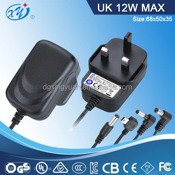 Dowel AC/DC Adapter for CCTV with 9V 1A output power, 100 to 240V input voltage