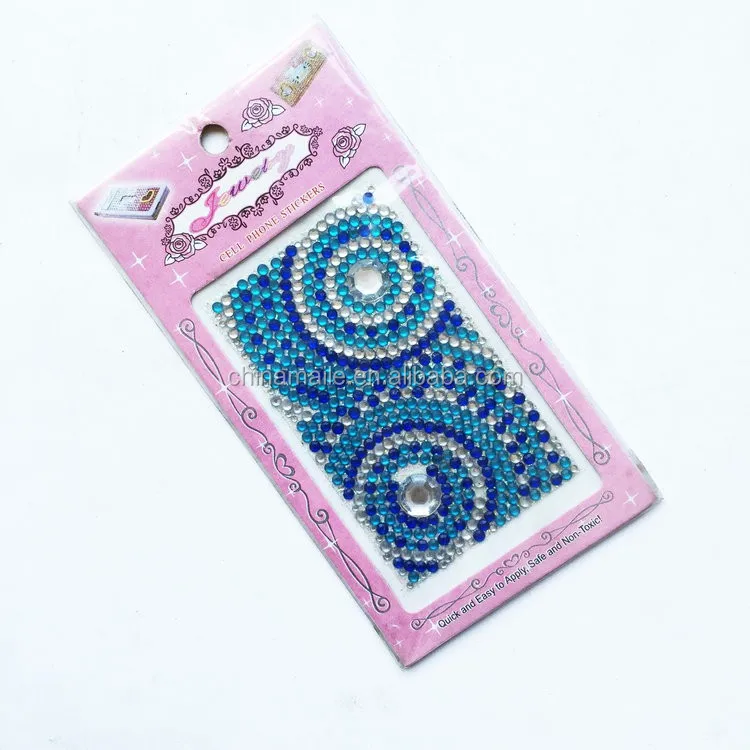 Cangnan factory star DIY laptop rhineston stickers