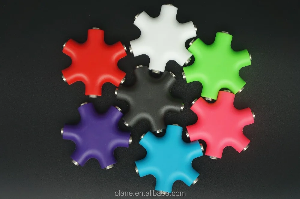 Belking Rockstar Cable Multi 5-Way 3.5MM Headphone Splitter White & Aux Cable