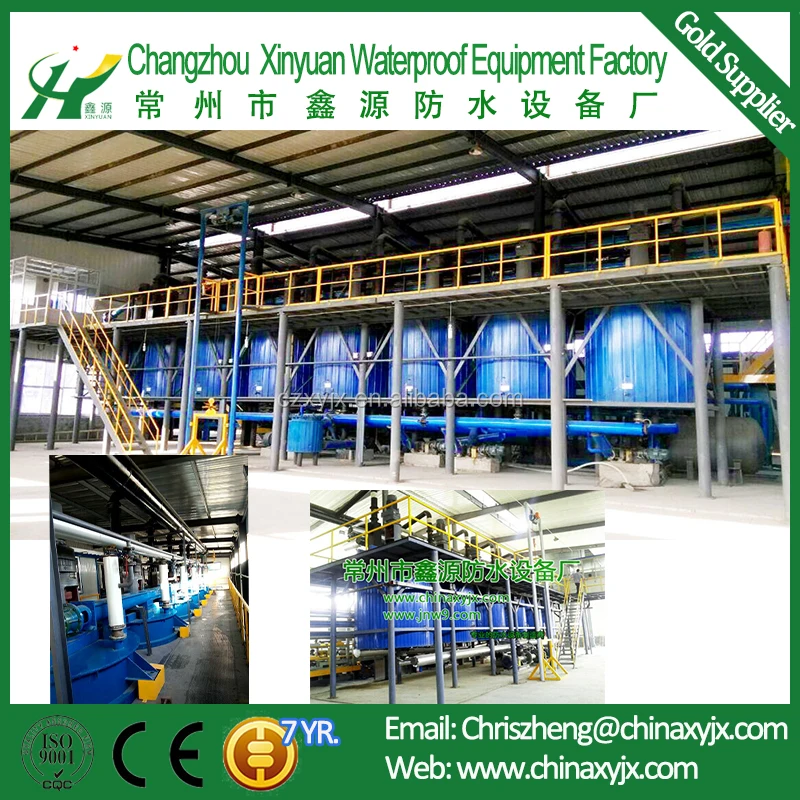 low price SBS/APP modified bitumen waterproof membrane/flexible roofing material production line