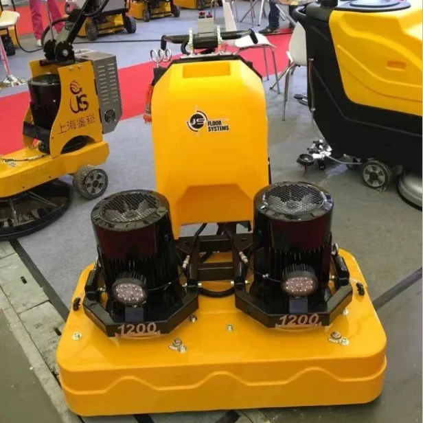 JS1200 Concrete Floor Driving Grinding Machine With Industry Vacuum Cleaner