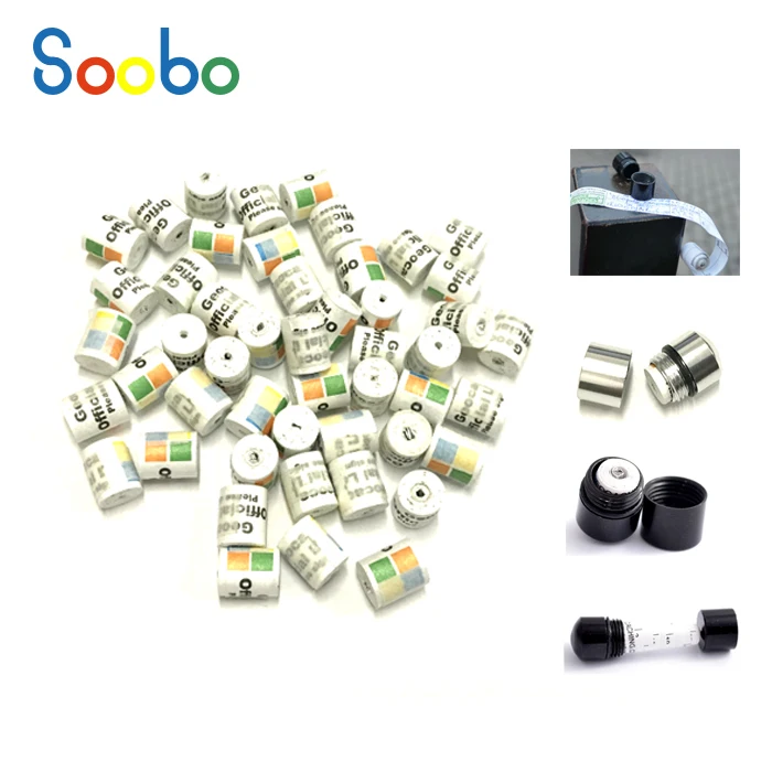 12*18mm Best urban nano container aluminum black magnetic nano cache