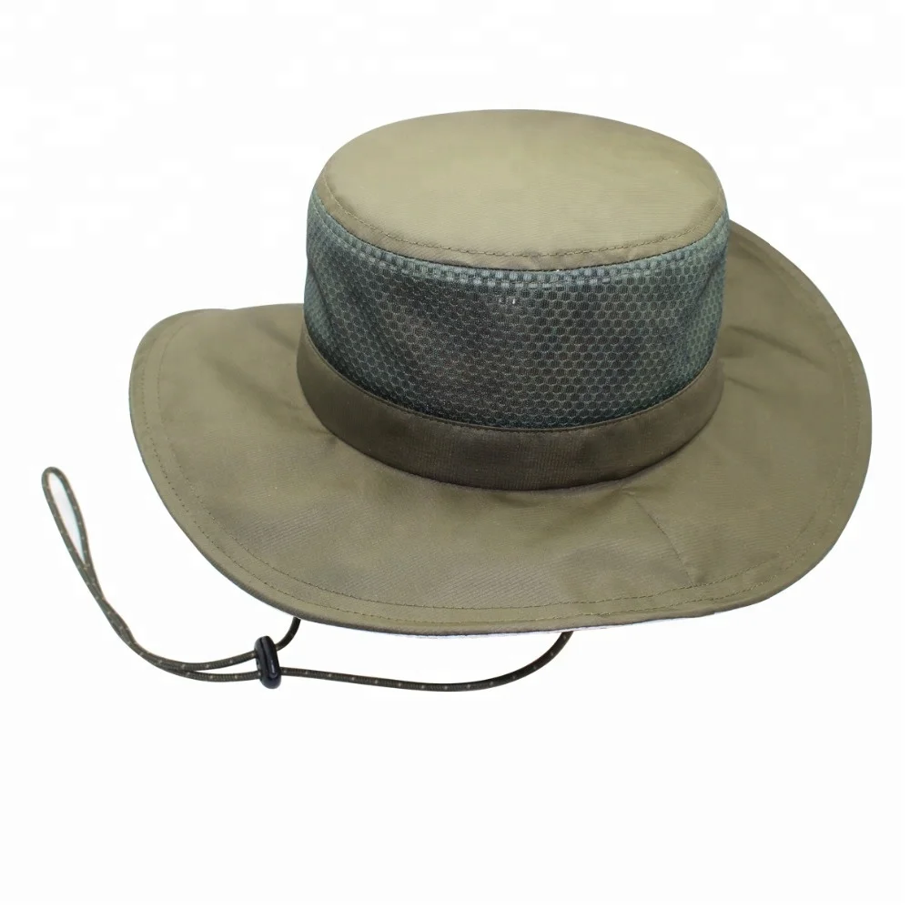 Custom Logo High Quality Summer Blank Football Bucket Hat With String