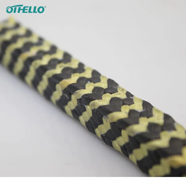 Graphite ptfe aramid fiber packing aramid braided packing for pump