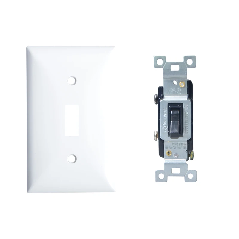 Shanghai Linsky (WTS-01) 1 Gang Decorate Plastic Cover Plate Toggle Switch Plastic Wall Plate
