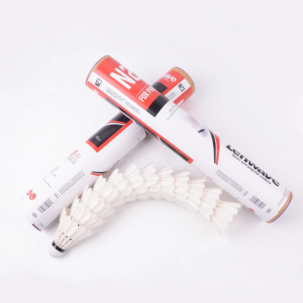 2017 рекламный Волан lenwave из гусиного пера для развлечений и бадминтона