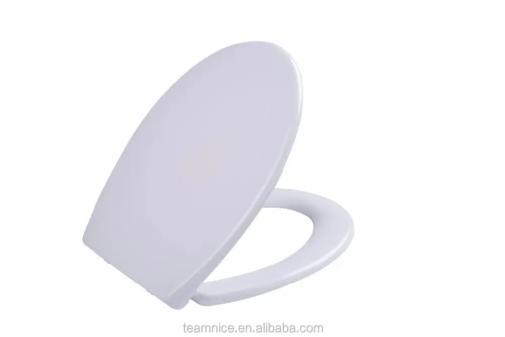round shape soft close and urea material  non-noise  CE night light up LED   toilet seat