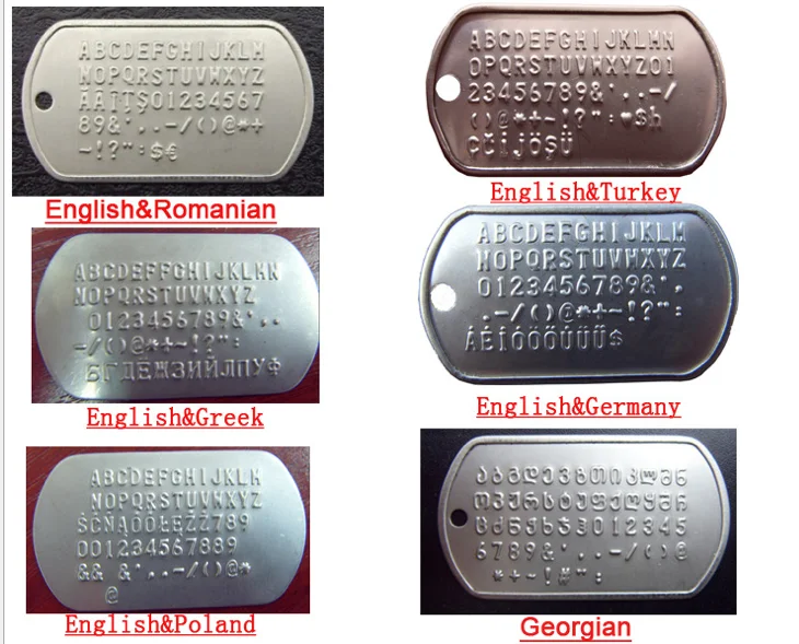 52 Characters Manual Embossing Machine for Metal,Dog tag  Embossing Machine