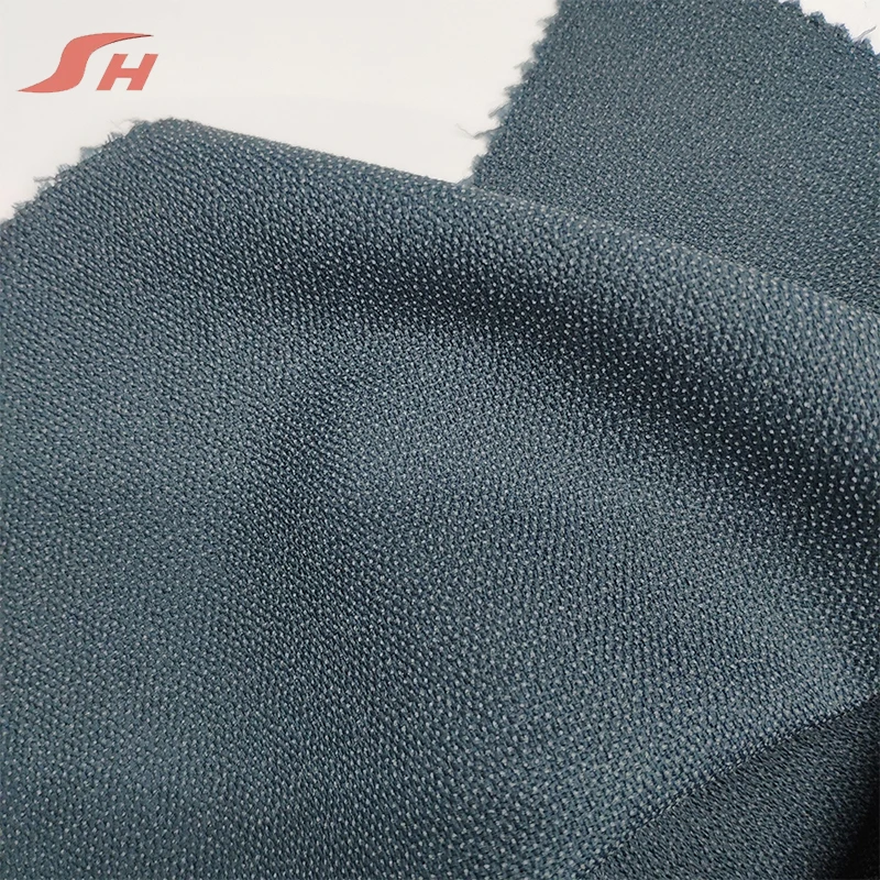 
100% Polyester 300D garment pes double dot woven adhesive collar interlining 
