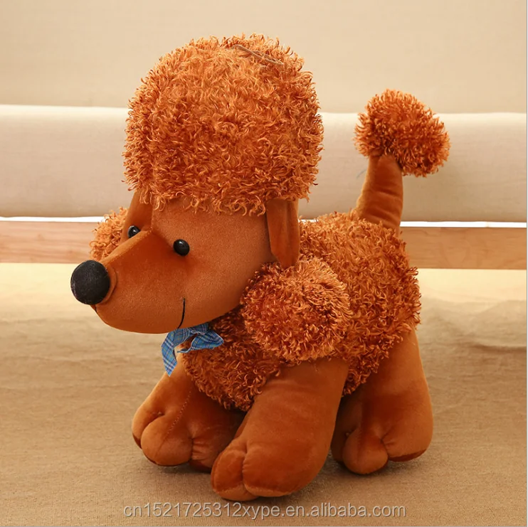 Wholesale Custom New Creative Realistic Poodle Plush Toy Stuffed Animal Teddy Dog