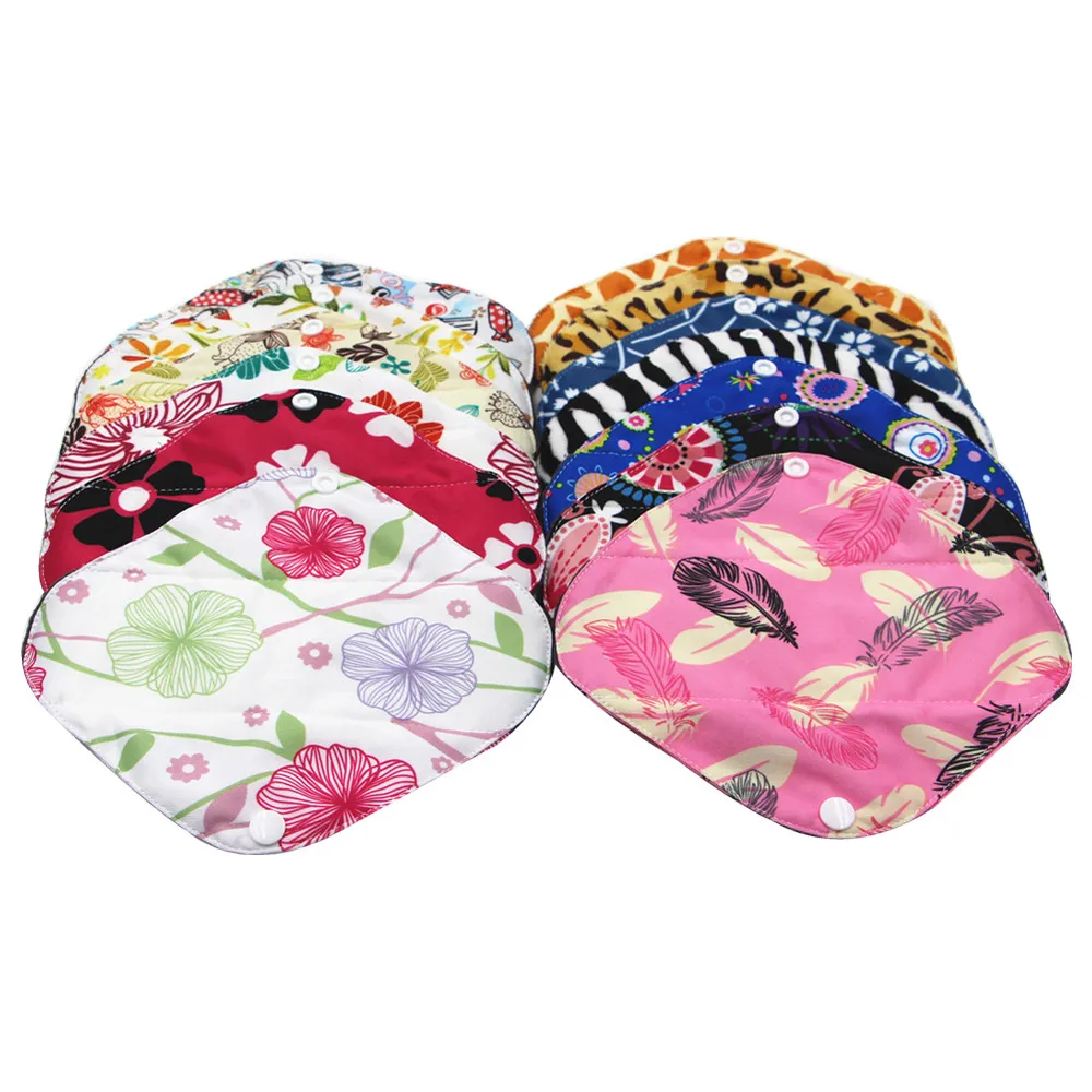 
Soft And Comfortable Reusable Washable Cloth Menstrual Pads Panty Liners Cloth Pad 