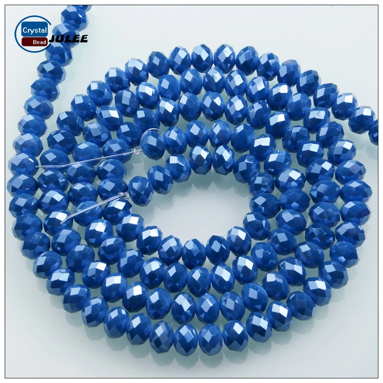 
C209-C252 Faceted Brilliant Beads 4mm 6mm 8mm Glass Crystal Rondelle Beads 