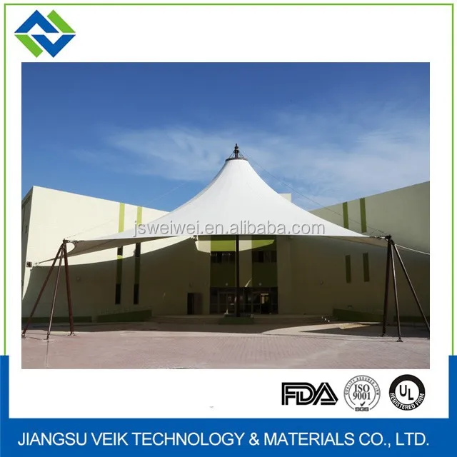 PTFE architectural roofing materials car shade