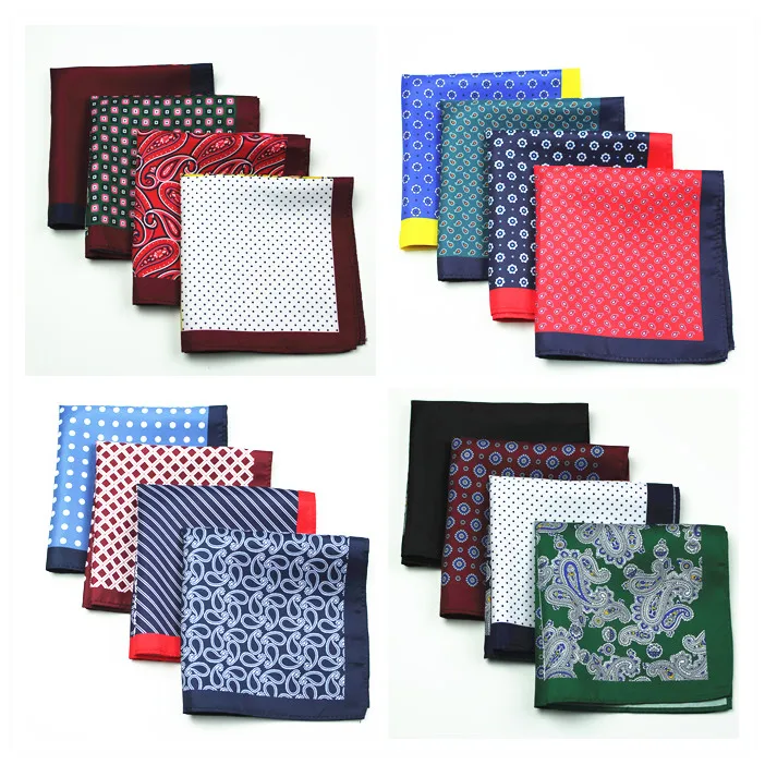  Модный Карманный квадрат с цифровой печатью на заказ