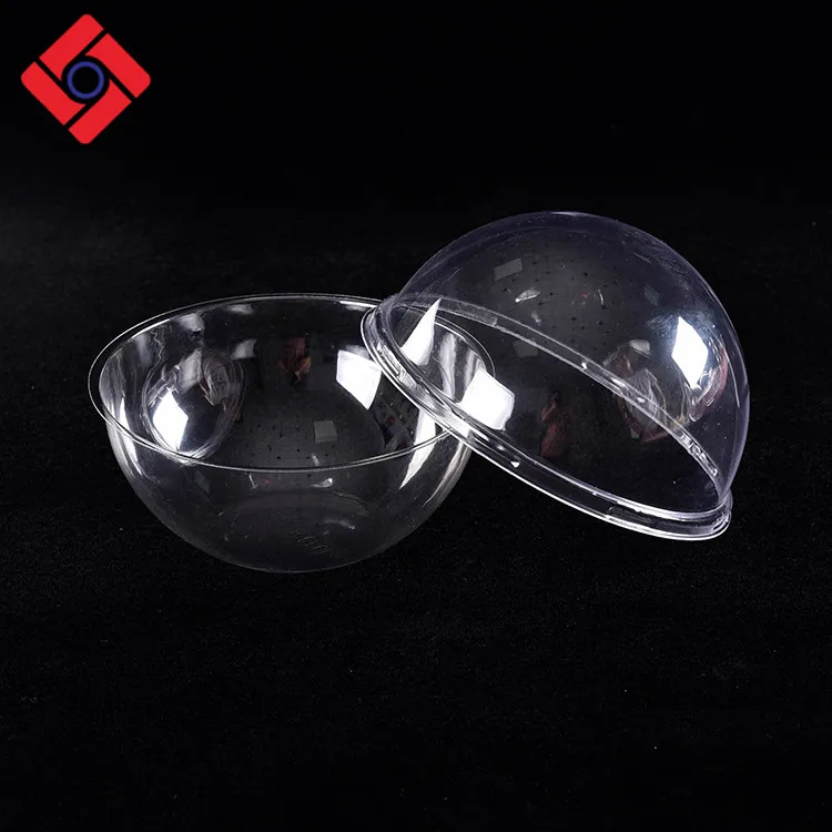 Disposable Clear Folding Plastic Fruit Salad Packaging Box,Wholesale Custom Blister Tray