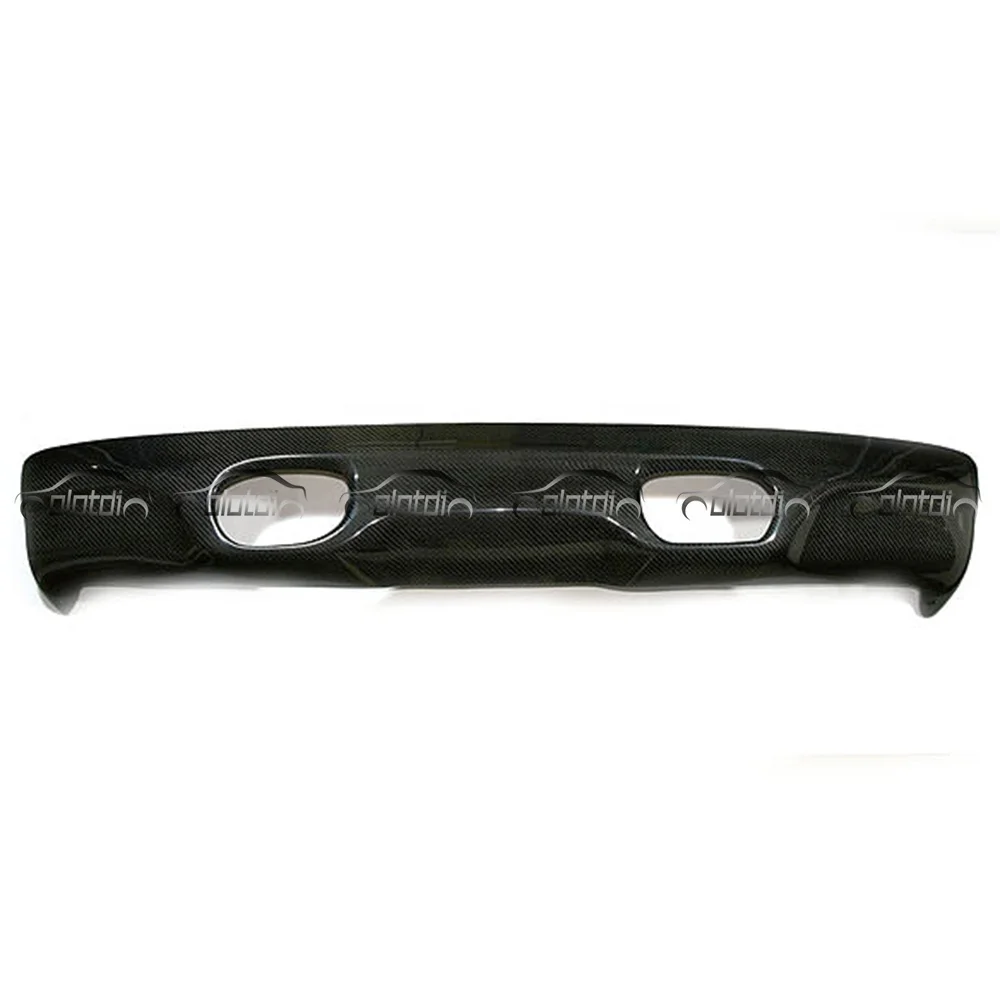 MVR Style Carbon Fiber Fins Spoiler Wing Splitter Rear Lip Bumper Diffuser for BMW E46 M3