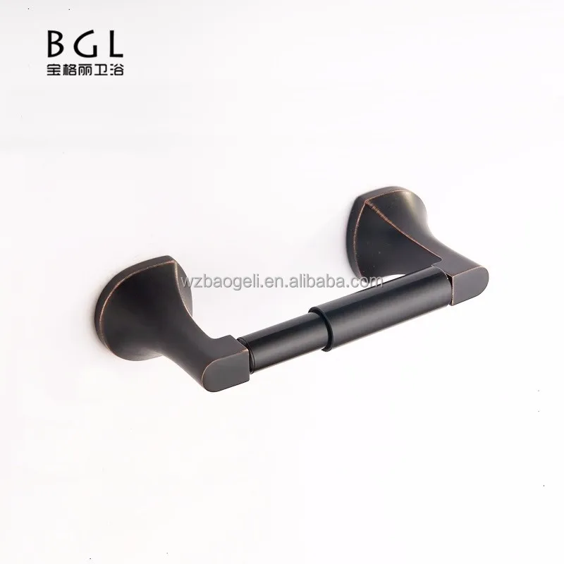 18135 Hot Chinese Products Wholesale Bathroom Accessory Set Modern American Design Bathroom Fitting Towel Rack Black