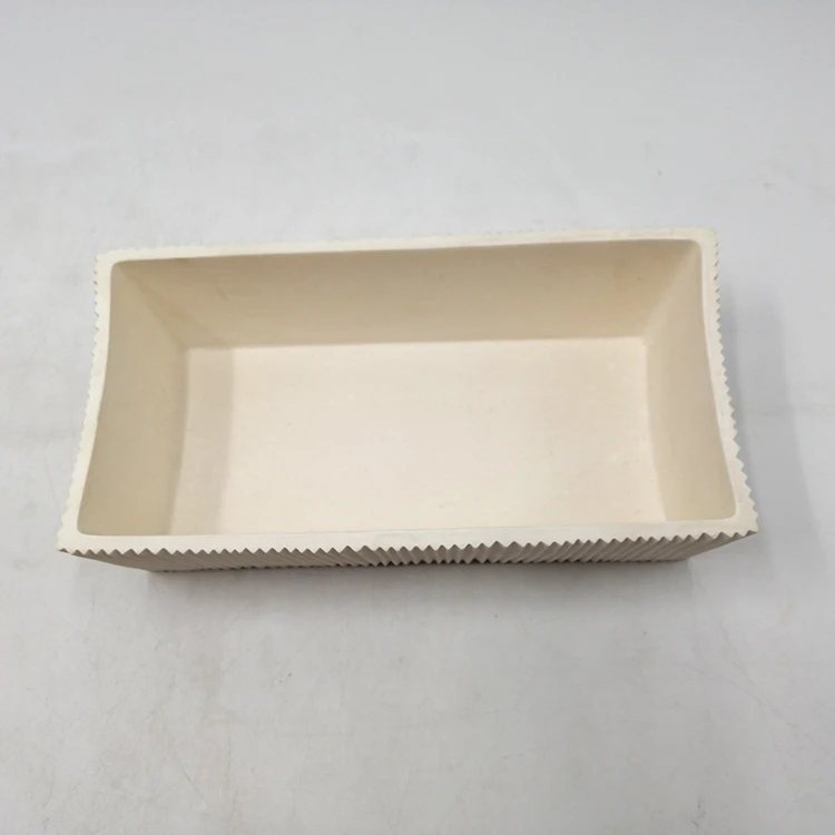 Factory price wholesale modern simple rectangle white decorative indoor durable resin home decor planter flower pots