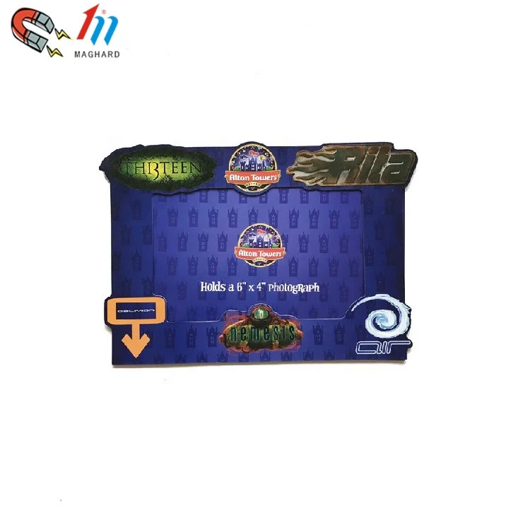 Customized Flexible Funny Fridge Magnet Magnetic Photo Frame Home Decorative Magnet Picture Photo Frame