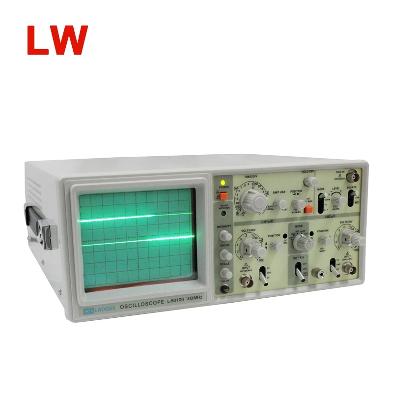 L50100 dual channels 100mhz oscilloscope lap equipment oscilloscope handheld