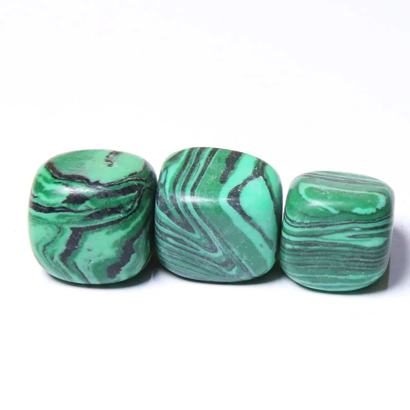 Wholesale  Synthetic Malachite Crystal Tumbled Stone for Healing