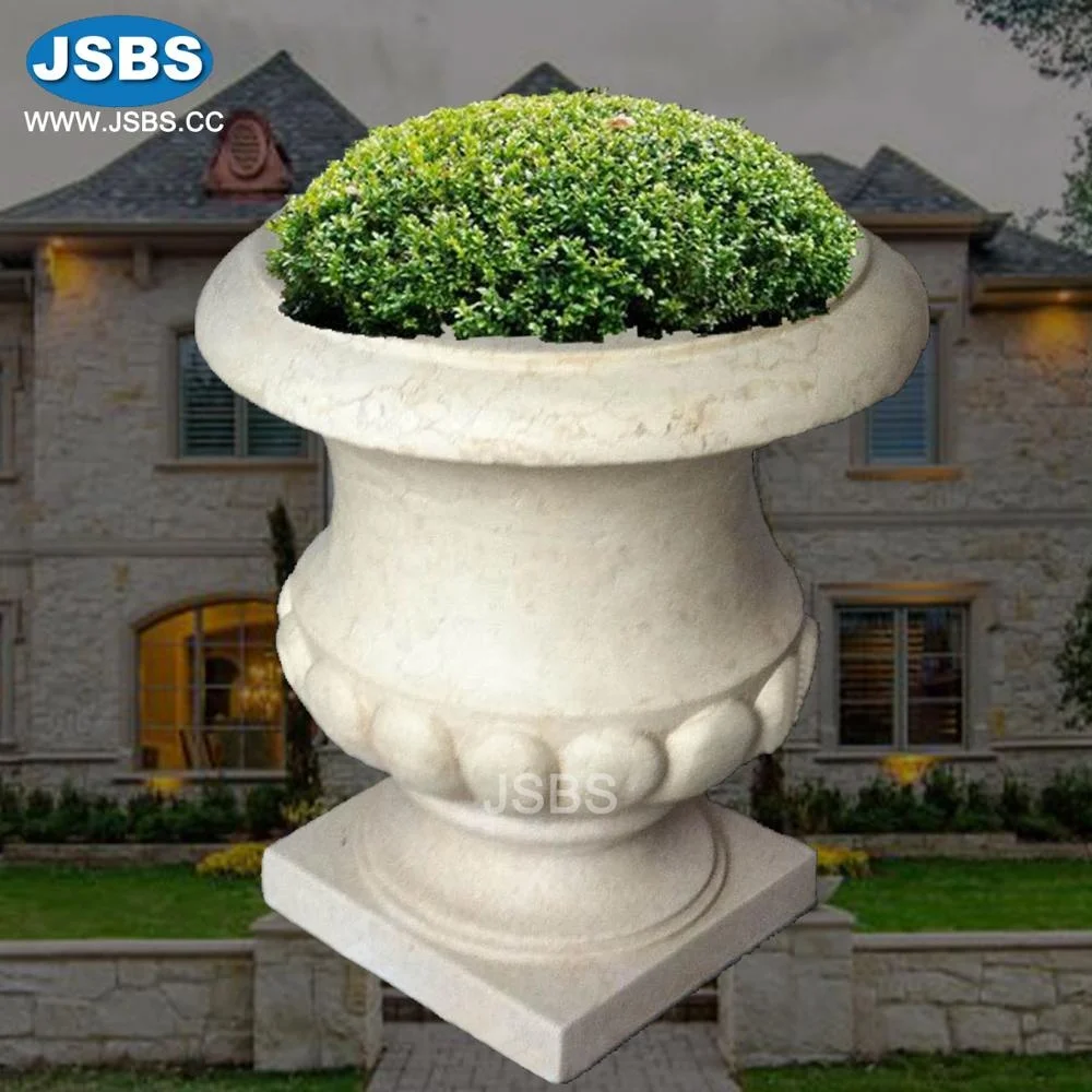 Antique Chinese Decorative Garden Large Old Stone Pot