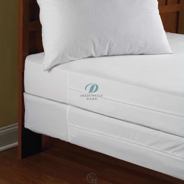 Deeda factory 6 sides encasement hotel vinyl zippered mattress cover