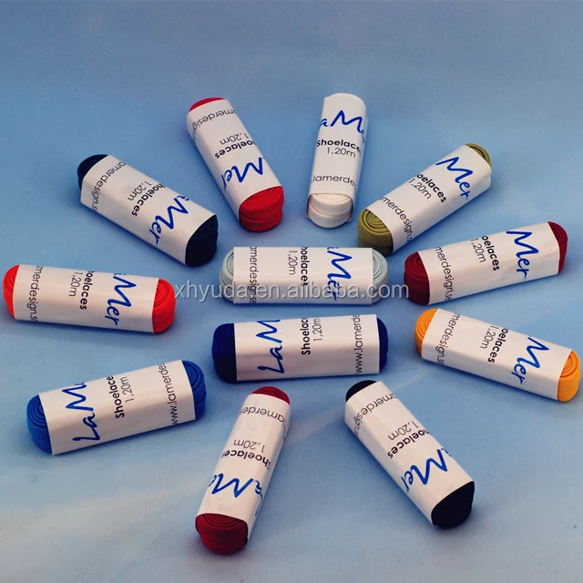 Custom shoe laces Design Flat Elastic Polyester Shoe Strings Sports Shoelaces