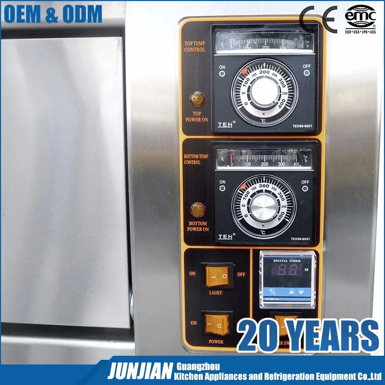 
Restaurant Oven 3 decks 9 trays electric deck oven and Electric Commercial Pizza oven 