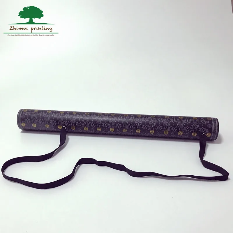 handmade gift packaging cardboard tube packaging for poster/cylinder shape A2, A3 poster packaging paper tube with gold logo