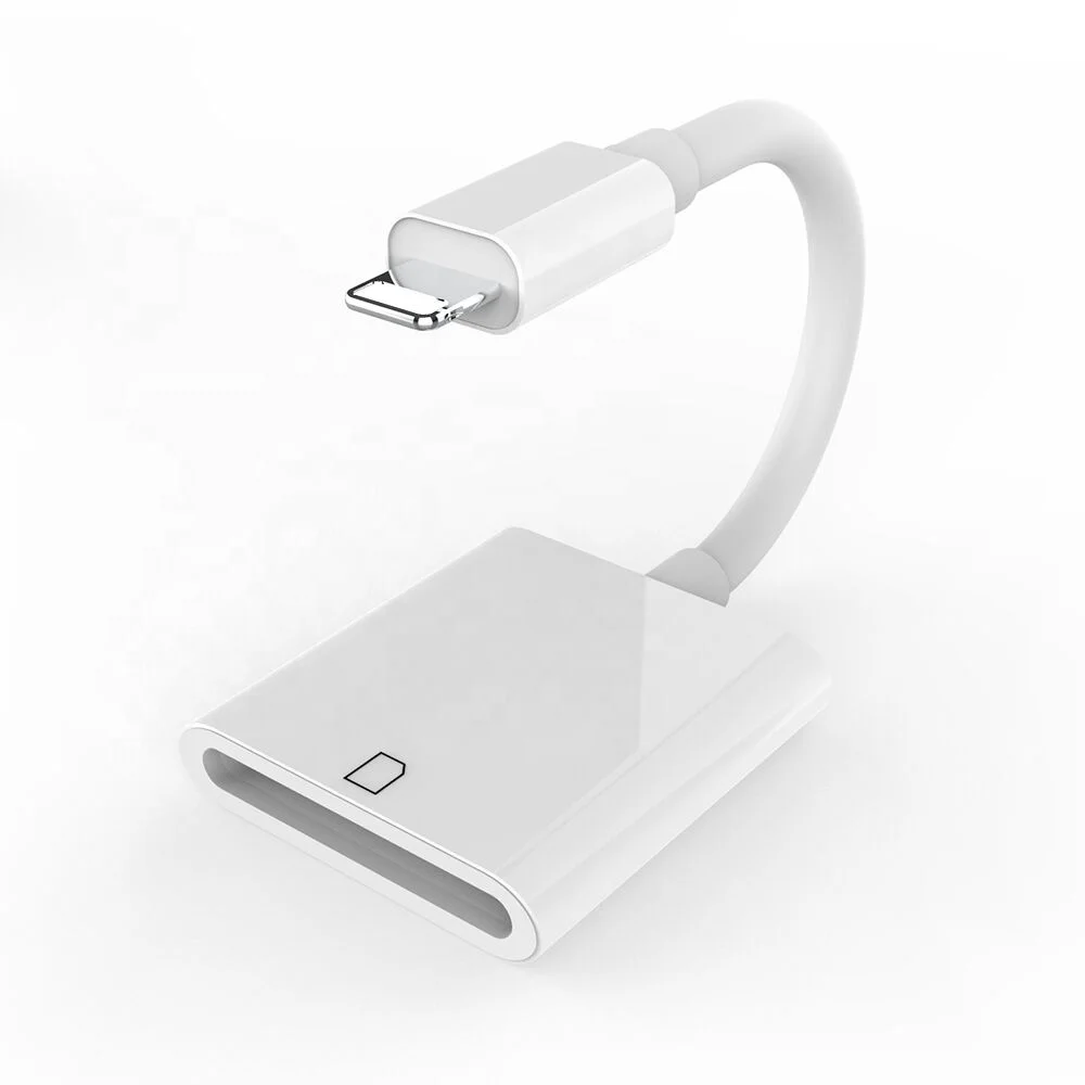 
SUNLINE 2019 SD Card Camera Reader for Light ning, OTG Adapter, Trail Game Camera Card Viewer Reader for Light ning 