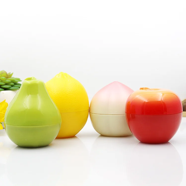 
Wholesale 30g portable skin care cream jar, PP eco-friendly cosmetic cream container in fruit shape 