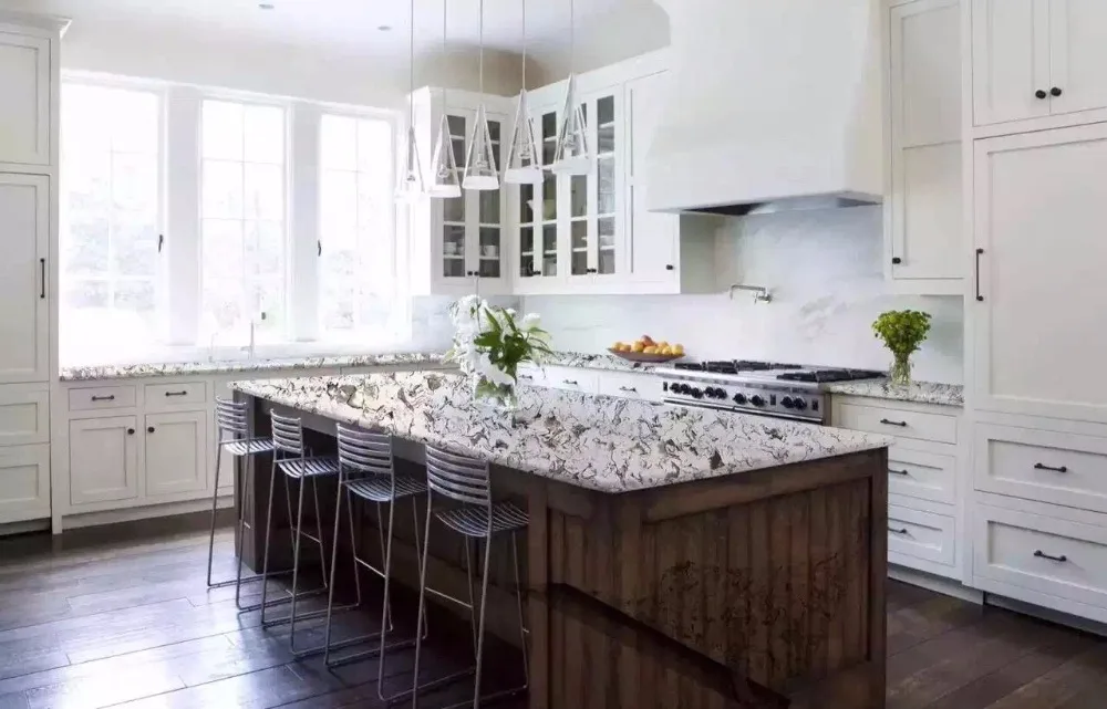 Top Sale Synthetic Quartz Stone Kitchen Top/Kitchen Island Top