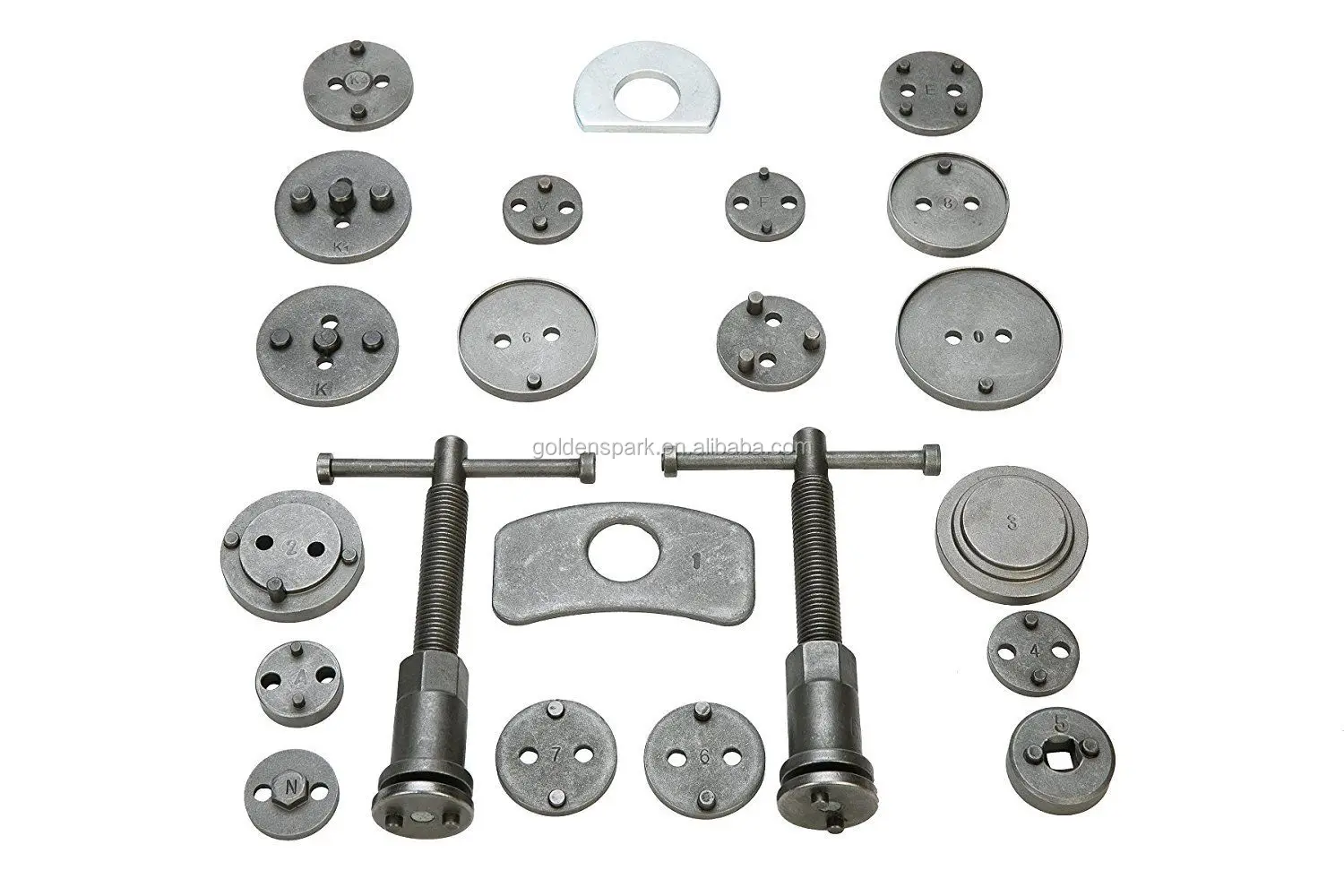 22pcs Universal Disc Brake Caliper Wind Back Tool Kit Piston Pad for Car Truck