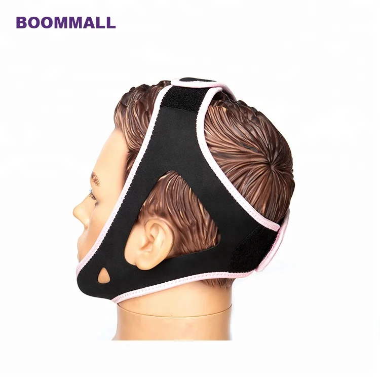 
Wholesales neoprene adjustable anti snore jaw band support unisex stop snoring chin strap 