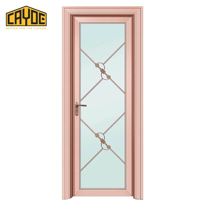 Cayoe алюминиевые двери ванной створки стеклянные