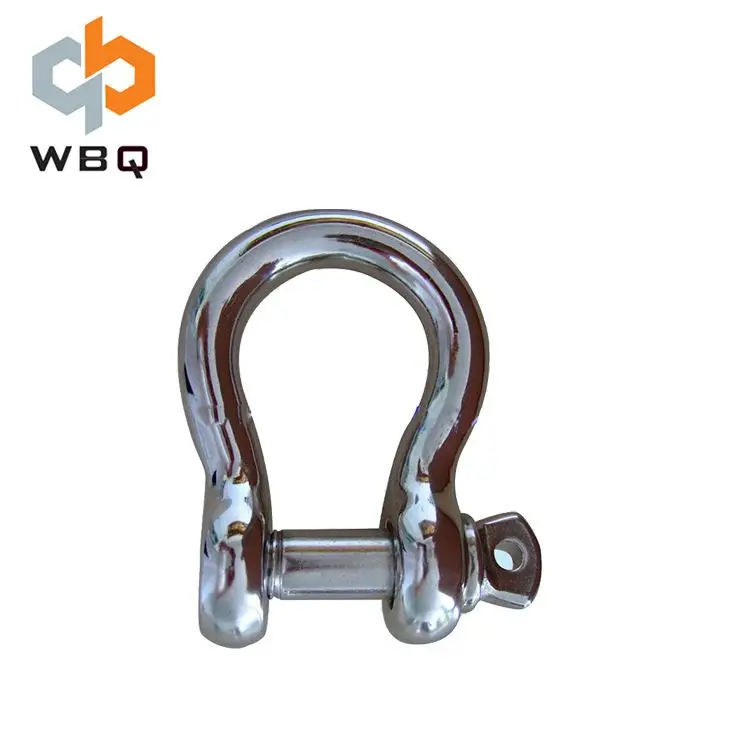 Us Standard Bow Anchor Shackle Bolt Type With Safety Pin & Nut From Qingdao