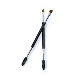 China supplier cosmetics double end makeup brushes