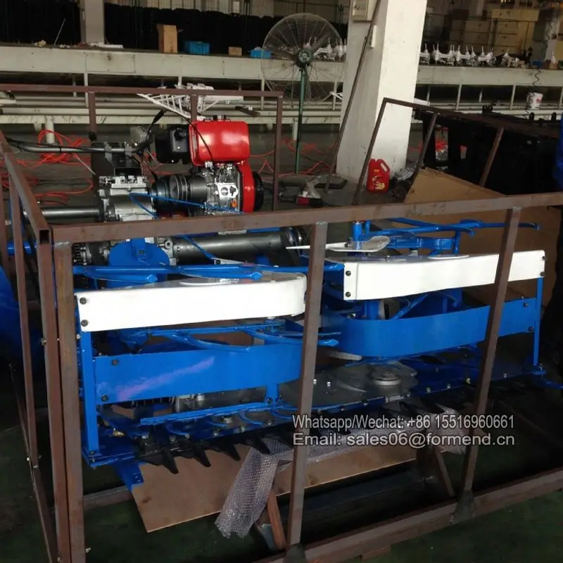 2019 new model 4 wheels BCS diesel paddy small rice reaper binder machine price