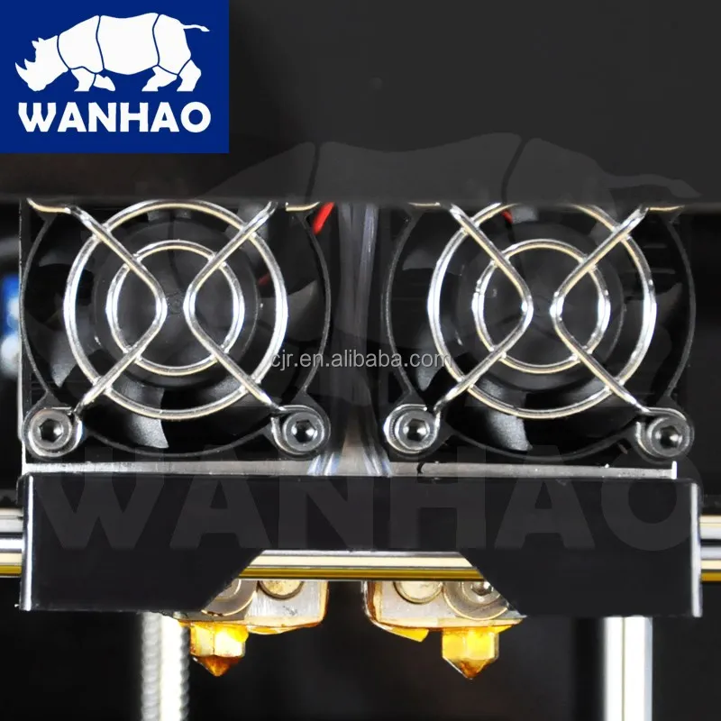 3d Принтер Комплекты wanhao Дубликатор duplo и 4S, черный корпус grand вид сборки 3d принтера в машине два сопла цветов, большой размер 3d принтер